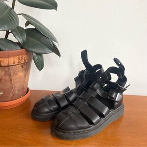 Dr. Martens Geraldo Brando leather gladiator sandals
